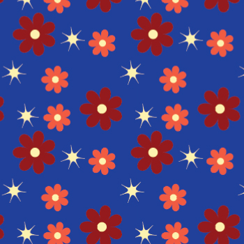 Color palette example with repeating pattern